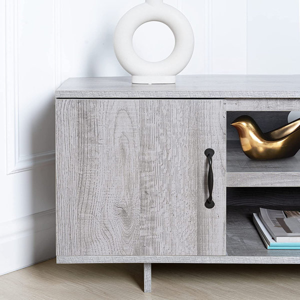 Ebern Designs Corner TV Stand for 50" TV, Modern Living Room with